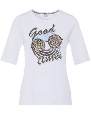 Rabe Rundhals-Shirt - Weiß
