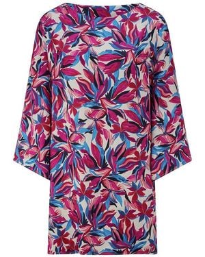 Emilia Lay Long-Bluse 3/4-Arm - Rot