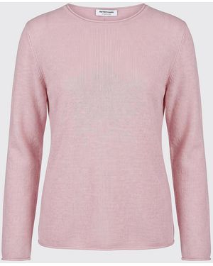 Peter Hahn Rundhals-Pullover - Pink