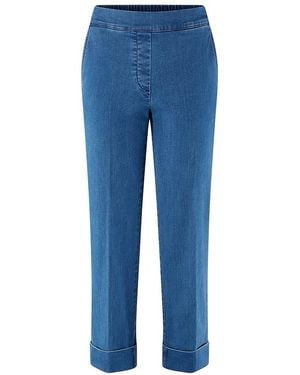 Peter Hahn Straight Fit-7/8-Jeans Van - Blauw