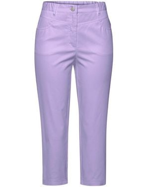 Peter Hahn Comfort fit caprihose, , gr. 21, baumwolle - Lila