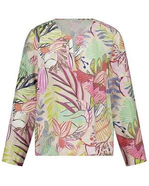 Gerry Weber Leinen-Bluse - Weiß