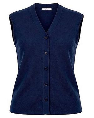 Emilia Lay Lang Vest Van - Blauw