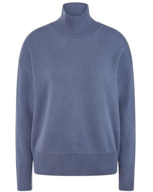 include Pullover Mit Stehkragen, Gr. S - Blau