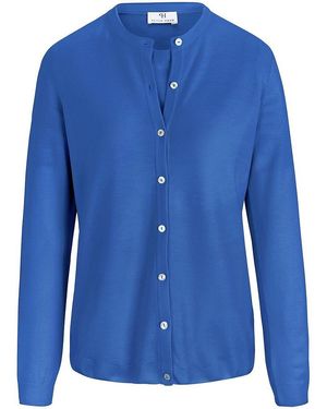 Peter Hahn Twinset aus 100%schurwolle pure tasmanian wool, , gr. 36, schurwolle - Blau