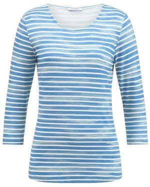 Peter Hahn Rundhals-Shirt - Blau