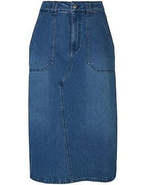 DAY.LIKE Jeansrok Riemlussen Van - Blauw