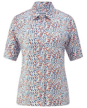 Peter Hahn Jersey-Bluse, Gr. S - Blau