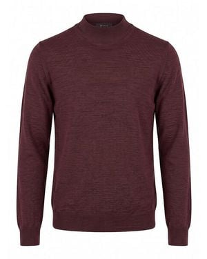 Maerz Pullover Stehkragen - Rot