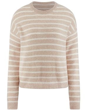 include Rundhals-Pullover - Natur
