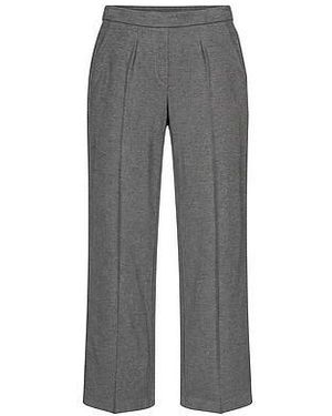 Peter Hahn Wide Fit Jersey Broek Van - Grijs
