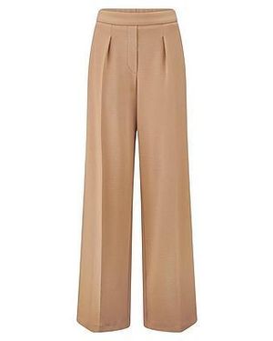 Peter Hahn Wide Fit Jersey Broek Van - Naturel