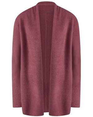 include Long-Strickjacke Aus Kaschmir - Lila