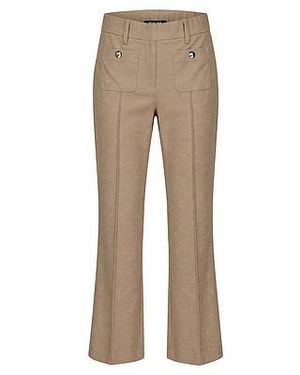 Peter Hahn Slim Fit-7/8-Broek Van - Naturel