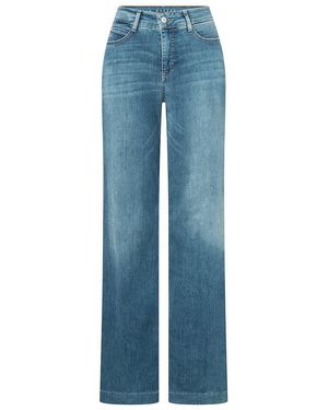 M·a·c Wide Fit-Jeans Im 5-Pocket-Schnitt - Blau