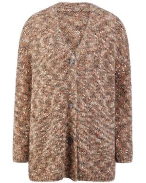 Peter Hahn Strickjacke - Braun