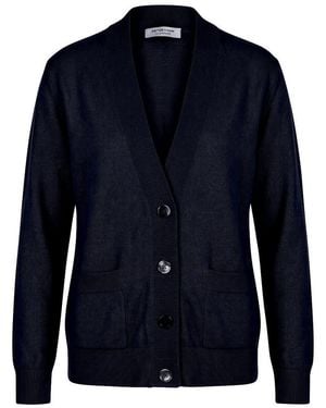 Peter Hahn Strickjacke - Blau