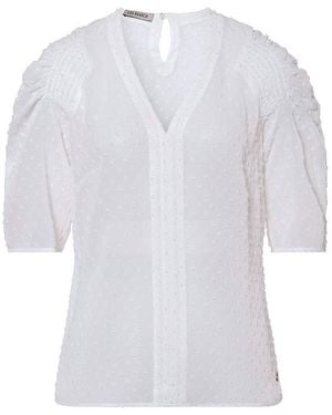 Uta Raasch Bluse 1/2-Arm - Weiß