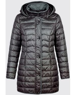 Peter Hahn Long-Steppjacke - Schwarz