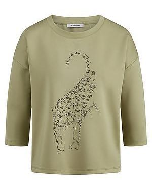 Peter Hahn Sweatshirt 3/4-Mouwen Van - Groen