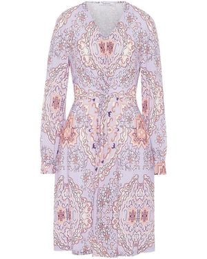 Uta Raasch Kleid V-Ausschnitt - Pink