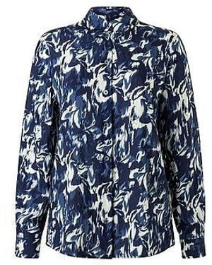 Maerz Blouse Lange Mouwen Van - Blauw