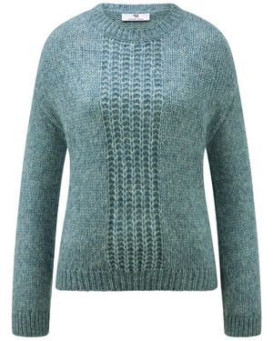 Peter Hahn Rundhals-Pullover - Grün