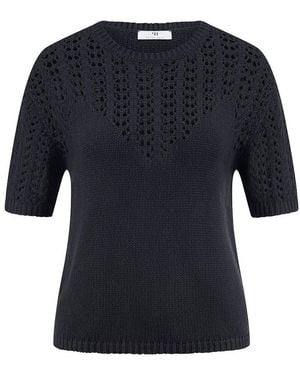 Peter Hahn Rundhals-pullover - Schwarz