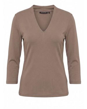Peter Hahn Shirt 3/4-Arm - Braun