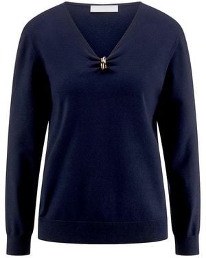 St. Emile V-Pullover - Blau