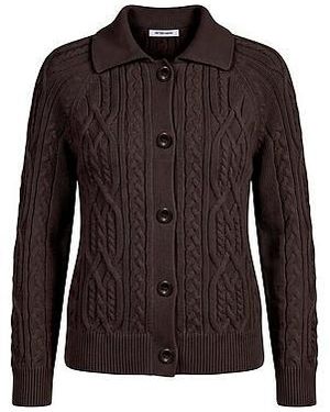 Peter Hahn Vest Polokraag Van - Zwart