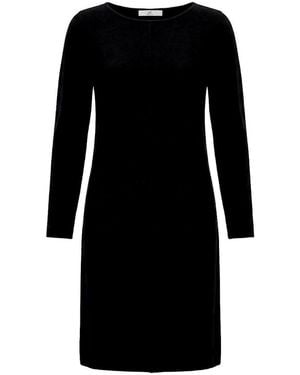 Emilia Lay Strickkleid - Schwarz