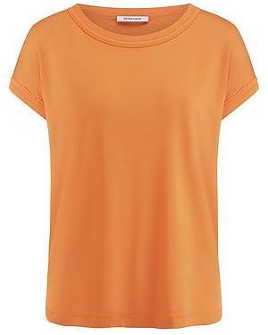 Peter Hahn Shirt Ronde Hals Van - Oranje