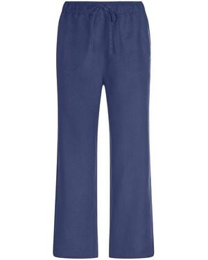 Peter Hahn 7/8-Schlupf-Hose Aus 100% Leinen - Blau