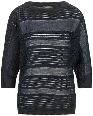 Basler Strickpullover - Schwarz