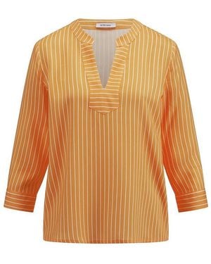 Peter Hahn Bluse 3/4-Arm - Orange