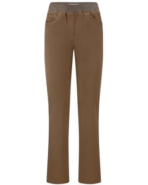 RAPHAELA by BRAX Proform Slim-Jeans Modell Pamin Fun - Braun