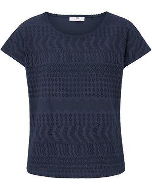 Peter Hahn Rundhals-shirt, , gr. 38, baumwolle - Blau