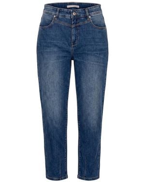 M·a·c Relaxed Fit 7/8-Jeans - Blau