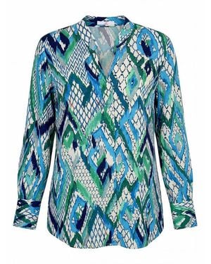 Emilia Lay Long-Bluse - Blau