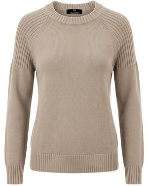 Peter Hahn Rundhals-Pullover - Natur