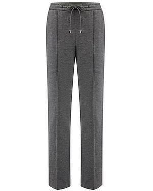 Peter Hahn Jersey Broek Pasvorm Cornelia Van - Grijs