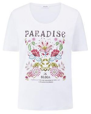 efixelle Shirt Ronde Hals Van - Wit