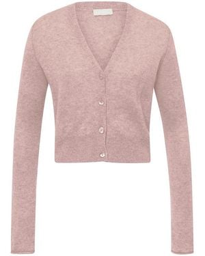 include Strickjacke V-Ausschnitt - Pink
