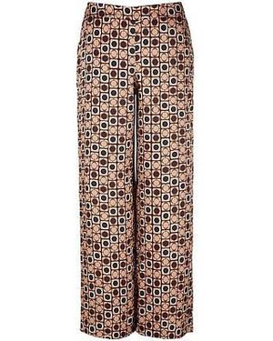 Anna Aura Broek Grafische Print Van - Naturel