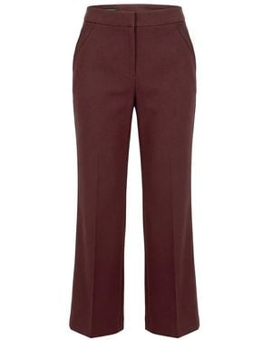 Fadenmeister Berlin Knöchellange Hose - Rot