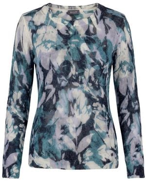 Basler Rundhals-Pullover - Blau