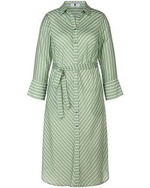 Anna Aura Jurk 3/4 Mouwen Van - Groen
