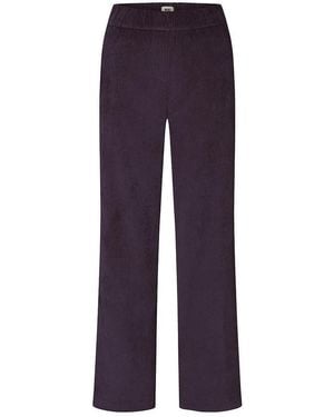 M·a·c Wide Fit-Breitcord-Hose - Lila
