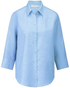 Eterna Long-Bluse 3/4-Arm - Blau